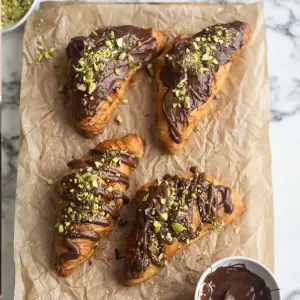 Dubai Chocolate Croissants