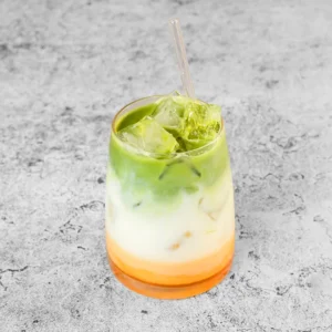 Iced Mango Matcha Latte