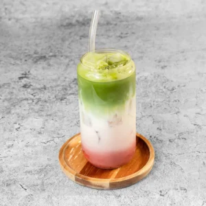 Iced Strawberry Matcha Latte