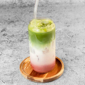 Iced Strawberry Matcha Latte